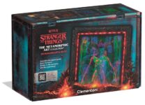 Clementoni Stranger Things Metamorphic Art with LED Light: 520-Piece puzzle, Colour-Changing Scene with Eleven vs Demogorgon