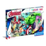 Clementoni Supercolor Kids Puzzle – Marvel Avengers, 180 Pieces