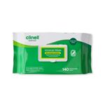 Clinell Biodegradable Disinfectant Wipes 6×140, Plastic-Free, Kills 99.99% Germs