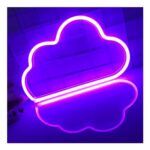 Cloud Neon Sign USB/Battery LED Light Purple