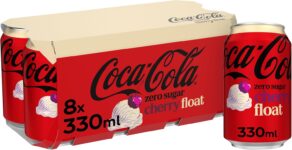 Coca-Cola Zero Sugar Cherry Float 8 x 330ml Cans