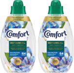 Comfort Botanical Heavenly Fresh Fabric Conditioner softener with CrystalFresh transparent formula a bloom of freshness inspired by nature 960 ml (64 washes) (Pack of 2)