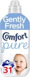 Comfort Pure Fabric Conditioner Dermatologist-Recommended and Hypoallergenic with a Gently Fresh Fragrance 31 washes (930 ml)