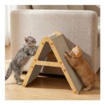 Conlun Vertical Cat Scratcher A-Frame for Kitten Small