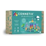 Connetix Magnetic Tiles Rainbow Ball Run Pack, 92 Pieces