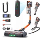 Cordless Vacuum Cleaner 650W 55KPA, 70Mins Battery Cordless Stick Vacuum with voucher Sold by SheWiGo / FBA