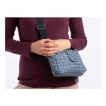 Corrie Printed Cross Body Bag Navy