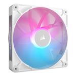 Corsair iCUE LINK RX140 RGB PWM Fan, Magnetic Bearing, White