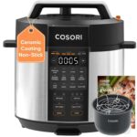 Cosori Electric Pressure Cooker 5.7L, 9-in-1 Multi Cooker, Ceramic Coating