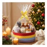 Cosyland Small Woven Rope Basket with Handles, Cotton Nursery Storage