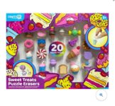 Crafty Co. Sweet Treat Puzzle Erasers 20 Pack – Free C&C