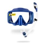 Cressi SF1 Square Freediving Mask Blue Metal