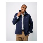 Crew Clothing Chamois Cotton Overshirt in Navy