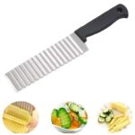 Crinkle Cutter Knife, Stainless Steel Wave Slicer for Potato & Veg – Sold by yookyy/FBA