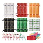 Crittygo 15-Pack Christmas Crackers and Keychains DIY Kit