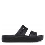 Crocs Womens Baya Platform Sand Clogs – Black: Size 3,4,7&8 for £17. White: Size 9 for £14