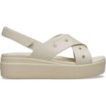 Crocs Womens Brooklyn 4u Cross Strap Sandal Wedge Sandal Size 9 UK