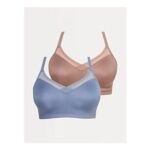 Crossover Non Wired Bras 2 Pack