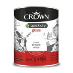 Crown Quick Dry Gloss 750ml – Pure Brilliant White
