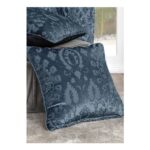 Curtina Trinity Jacquard Blue Filled Cushion (43cm X 43cm)