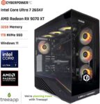 CyberPowerPC Luxe Gaming PC ( AMD RX9070XT / Intel Core Ultra 7 265KF / 32GB / 1TB / Z890 / Liquid Cooling )CyberPowerPCUK/FBA