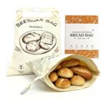 DEAL STACK – 2-Pack Beeswax Bread Bags, LoafGuard Reusable 43.5×33.5 Cm