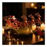 DEAL STACK – Floating Santa Sleigh Magnetic Levitation Christmas Display