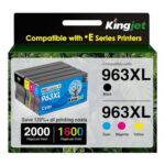 DEAL STACK – KINGJET 963XL Ink Cartridges 4-Pack Reman. – £37.49 S&S Voucher