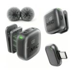 DESMAX Wireless Lavalier Microphone for iPhone and Android