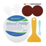 DEWEL Walnut Wood Filler 200g Putty for Furniture