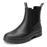 DREAM PAIRS Women Wellies Outdoor Chelsea Rain Boots