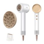 DREAME Hair Glory Combo Hair Dryer, 70m/s, 110,000 RPM, 300M Negative Ions, Diffuser & Styling Nozzles – Early Prime Deal
