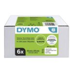 DYMO LabelWriter Large Shipping Labels 54x101mm, 6 Rolls – £57.66 S&S