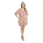 Daisy Dreamer Womens Top and Shorts Pajama Set with Pockets