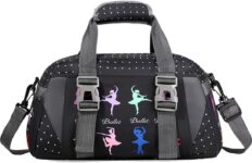 Dance Bag,Ballet Bag,Dance Bags for Girls,Small Gym Bag,Small SportsBag (Dancer, L)