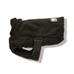 Danish Design Black 2-in-1 Windproof Rainproof Dog Coat, 28in/70cm