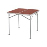 Decathlon Folding Camping Table – 4-Person / Red