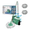 Delka Spin Mop Set with Bucket, 360 Swivel, Foot Pedal