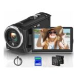 Delmodes Camcorder 2.7K 56MP 16x Digital Zoom Vlogging Camera
