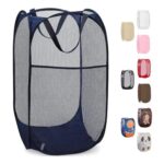 Deluxe Pop-up Laundry Basket, 14 X 24, Navy
