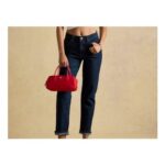 Denim Straight Fit Slim mid Rise Jeans