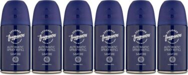 Designer Fragrances Savore Automatic Room Spray Air Freshener Refill – 6 x 250ml