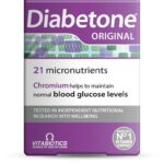 Diabetone Original Formula Supports Glicemia Control and Diabetes Management – 30 Tablets, 30-Day Supply, by Vitabiotics – £5.18 S&S