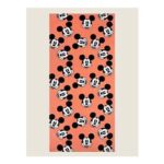 Disney Mickey Mouse Printed Coral Beach Towel