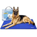 Dog Cooling Mat Large Pet Self Cooling Non-Toxic Gel Pad, 110 70cm, Blue apply voucher – Sold by SparklEN / FBA