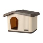 Dog Winter Insulated House Outdoor Feral Cat Weatherproof Dog Shelter