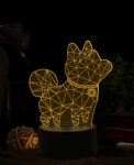 Dog lamp, 3D Dog Night Light with 7 Colour Changing & Touch Control, Animal Decor for Kids Girls Room, Women Birthday Gifts