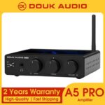 Douk Audio A5 PRO Stereo Bluetooth Amplifier TPA3255 Power Amp Treble&Bass Control with code – Douk Audio Direct Store