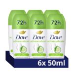 Dove Advanced Care Go Fresh Cucumber Scent Anti-perspirant Deodorant – Pack of 6 – £11.58 S&S