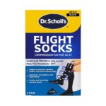Dr. Scholls Flight Socks: Travel Compression, Sheer, Size 6-9